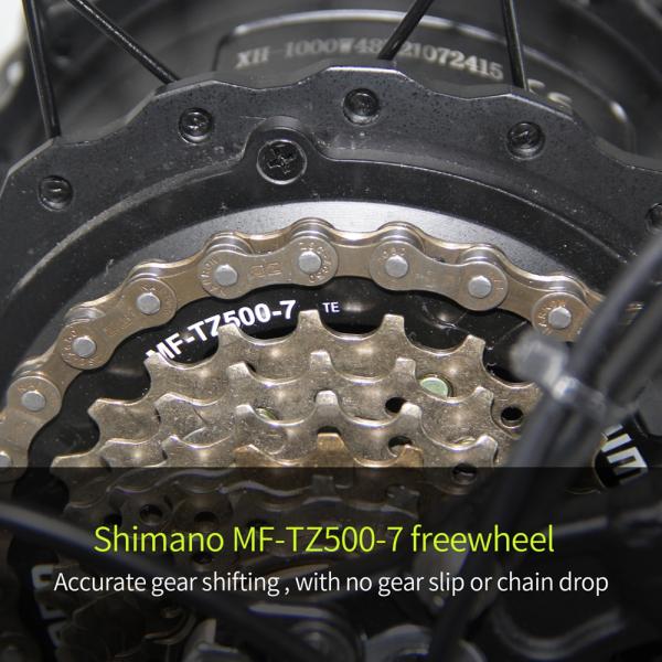 EU Warehouse 1000W 20x4.0 Fat Tire Folding Electric Bike with 48V 18Ah Lithium Battery