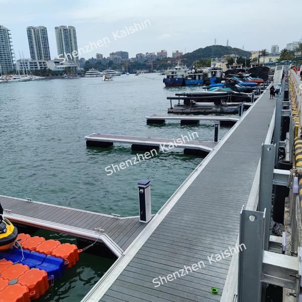 A doca do corredor central de Marina Aluminium Floating Dock Aluminum personalizou