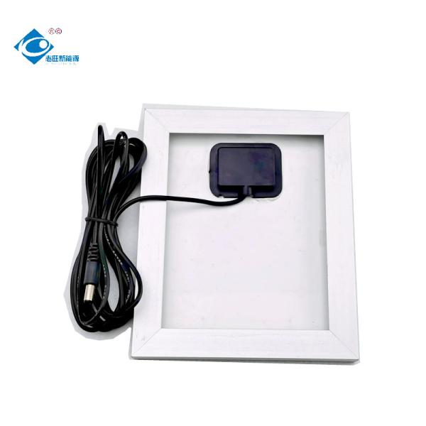 o alumínio portátil de 6V 2W molda o carregador do painel solar o vidro de ZW-2W-6V que laminou os painéis solares