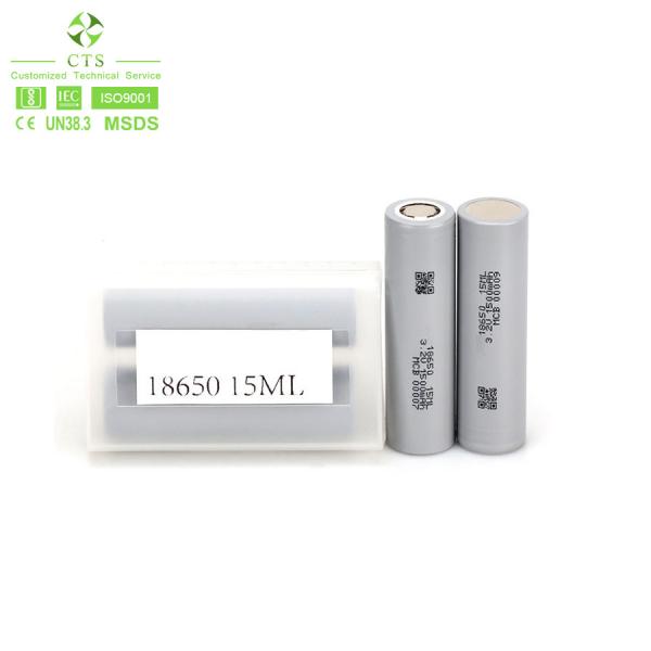 3.7v 18650 2200mah 2500mah 2600mah 3000mah baterías recargables de iones de litio