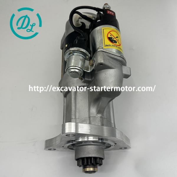 Le moteur de démarrage de l'excavateur Yanmar 6LAAE 24V 11T OEM 148616-77012