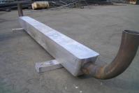 MIL-A-24779 Alloy Aluminum Cathodic Protection Anodes For Seawalls / Pilings for offshore