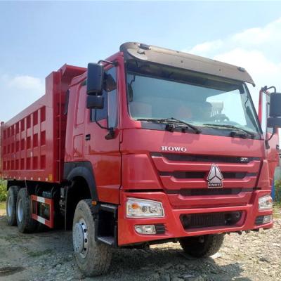 Medium Second Hand Howo Dump Truck 1-2 Axles HOWO 371 Dump Truck