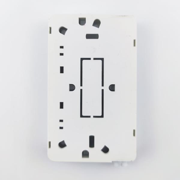 FTTH Network Fiber Optic Cable Socket Panel 2 Cores LC APC Plastic Faceplate 116*69*19 mm