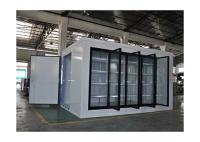 Supermercado congelador de aire de escape Walking In Cooler Unidad de refrigeración Equipos de comestibles
