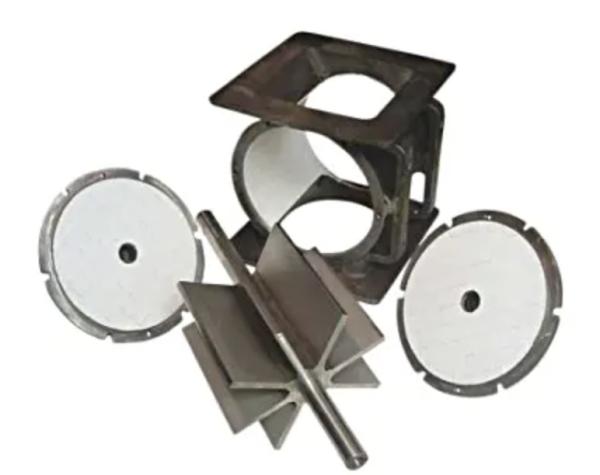 Hygienic Stainless Steel Rotary Airlock Valve For Dust Collector OEM