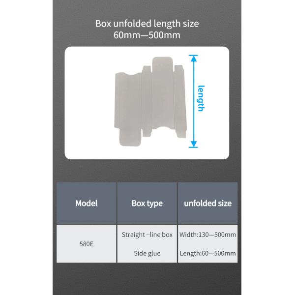 Управляемая ПЛК 3ACQ**580E полностью автоматическая машина для склеивания папок для высокоскоростного изготовления коробок