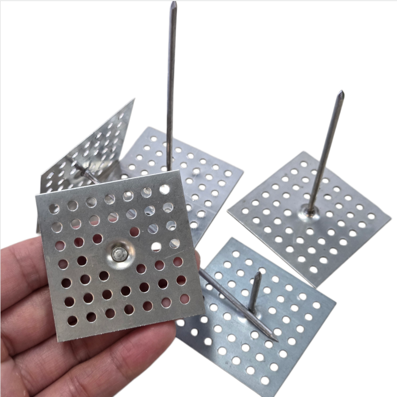 Stainless Steel Perforated Base Insulation Hanger Pin Used for HVAC systerm