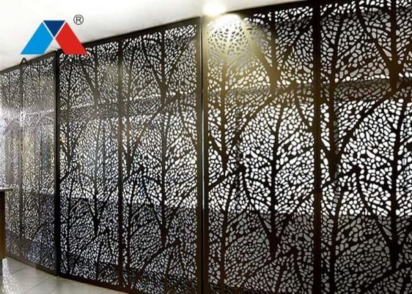 Weather Resistant Aluminium Decorative Panels , 3D Exterior Wall Panels OEM ODM