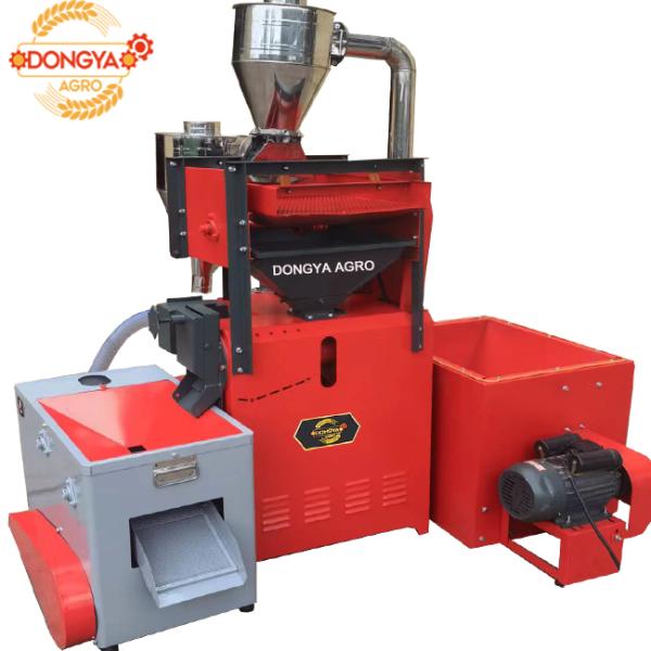 Commerial 6 In 1 Rice Mill Machine 6N75-9FC21 700kg Per Hour