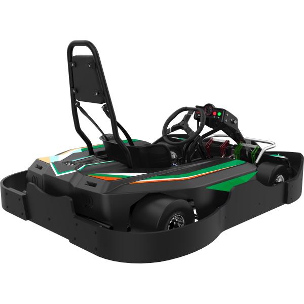 HDPE Body Electric Racing Go Kart For Children / Adult