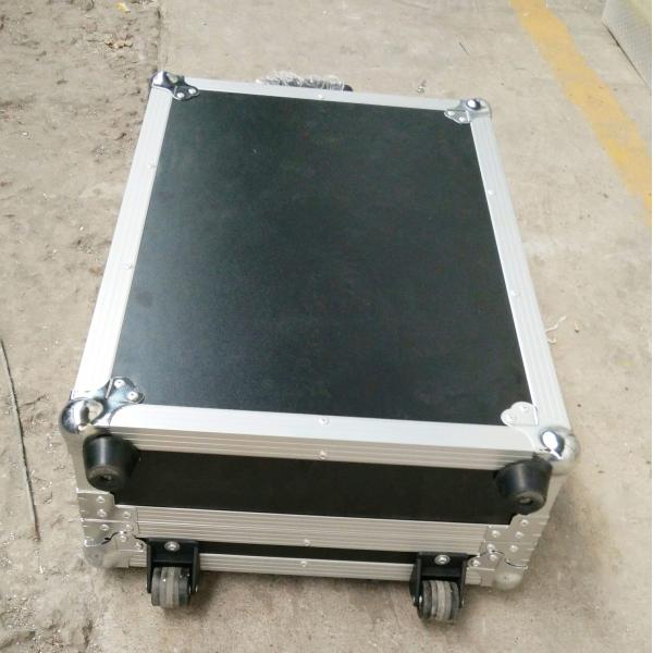 Customized Aluminum Trolley Flight Case Plywood Road Case with Small Wheels