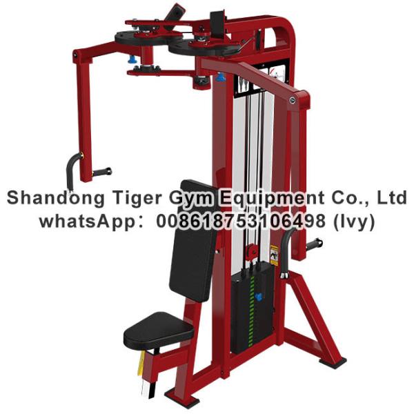 Single Station Gym fitness equipment machine Pectoral Fly / Rear Deltoid exercise machine