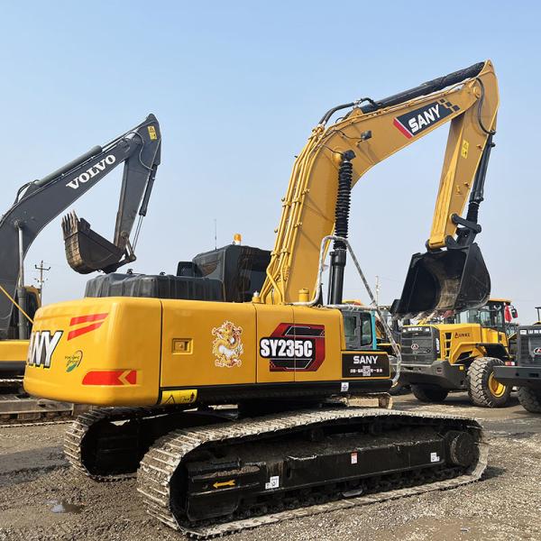 Used SANY SY235 Crawler Excavator 129kw Rated Power Quality Guaranteed