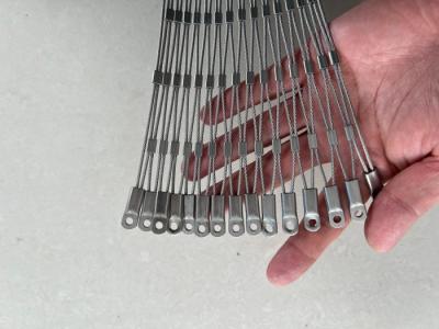 304 Stainless Steel Woven Wire Mesh Anti Corrosion 30-100mm Eye Size