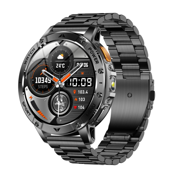 Support OEM & ODM | 1400mAh Battery IP68 Waterproof Smartwatch with 1.7 inch HD Screen and Fitness Tracking