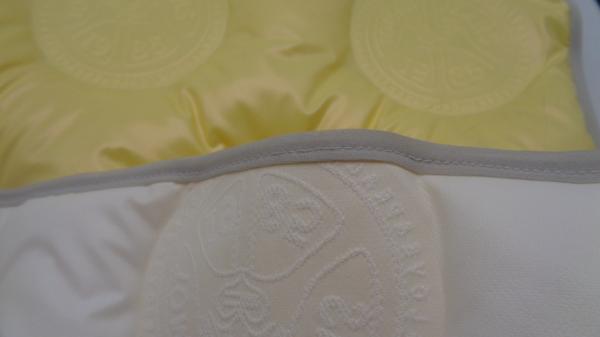 3D Seamless Logo Printed Bonded Down Winter Coat Fabric 160G Waterproof
