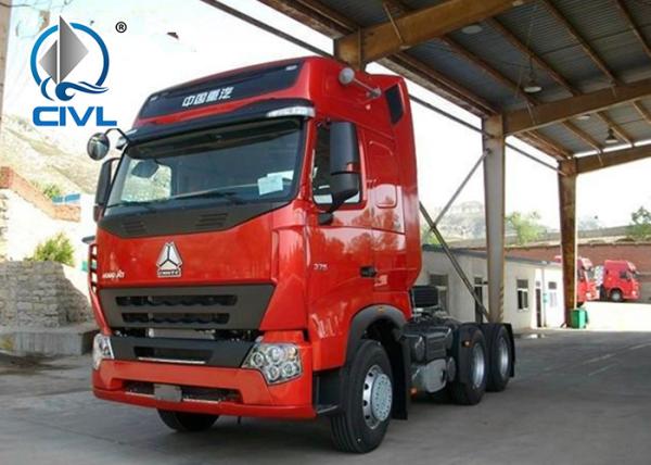 SINOTRUK HOWO7 Tractor Truck  New 6X4 380HP RHD Prime Mover Truck With Two Sleepers EUROII 10tires