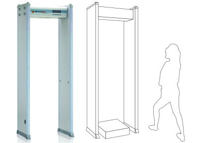 Caminhada da cor completa através da porta dos detectores de metais com sensibilidade do tela táctil 200