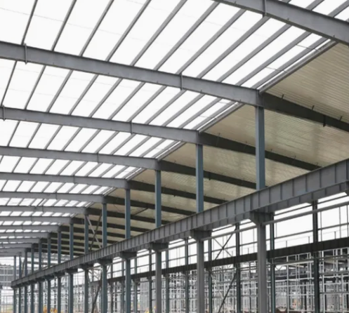 Pre-engineered Steel Structure Building with 50 Years Lifetime, Quick Erection,