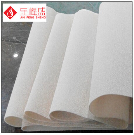 Soft Non Woven Velvet Flock Fabric , Claimond Veins Flocked Upholstery Fabric