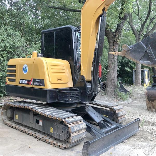 ISUZU moteur utilisé SANY mini-excavatrice 6 tonnes SY60C petite excavatrice pour les projets
