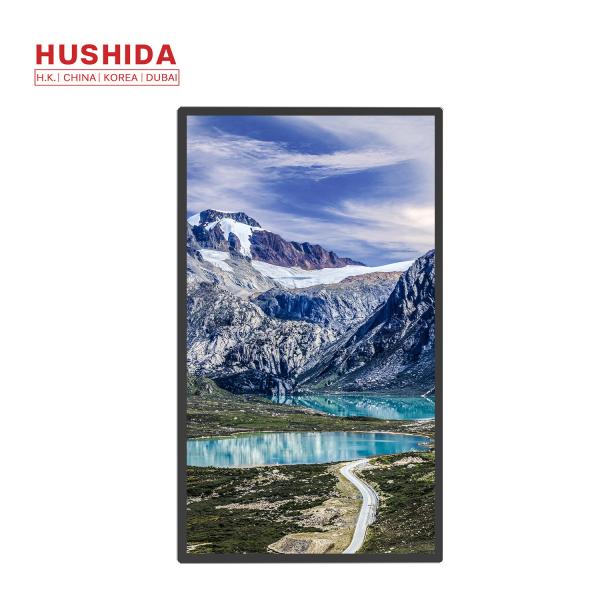 Android System Digital Lcd Advertising Display Screen 55 Inch 350cd/㎡ Brightness