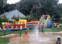 Aventúrese la carrera de obstáculos, castillos animosos del curso del asalto/carrera de obstáculos inflable