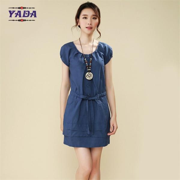 Plus size vestidos casuals linho elegantes senhoras mulheres vestidos de outono senhoras vestidos prontos feitos com boa qualidade