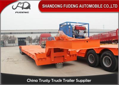 2 / 3 / 4 Axle Detachable Gooseneck Trailer For Heavy Duty Machinery Transport
