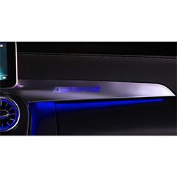 Auto LED Logo AMG DashBoard With Ambient Light For Mercedes Benz W205 X253 RHD