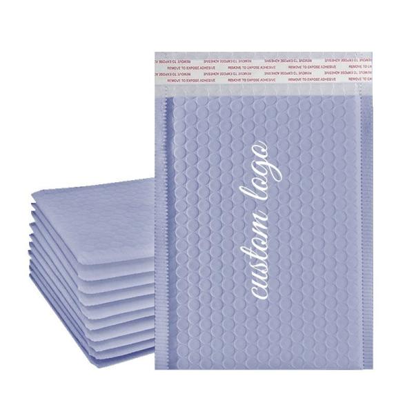 CTCX Custom Printed Purple Bubble Mailer Bags Bulk for Shipping Poly Bubble Envelope Packaging Bubble Bag