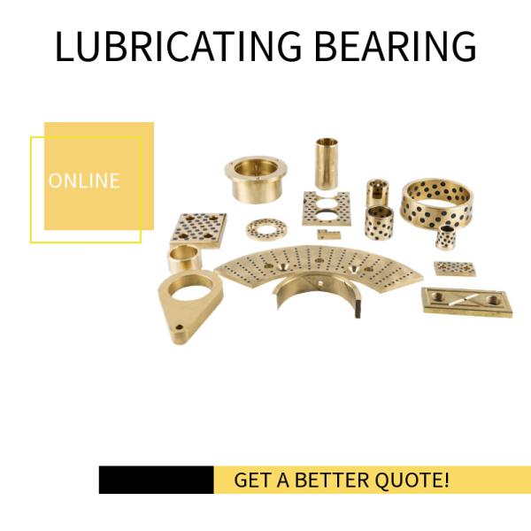 Hydraulic Cylinder Parts Self Lube Wear Plates High Strength Brass Material  OILLESS，DIN，NAAMS Standard