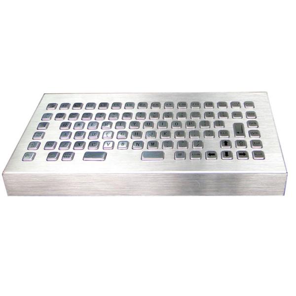Stand Alone Metal Industrial Desktop Keyboard With Customizable Language Layout