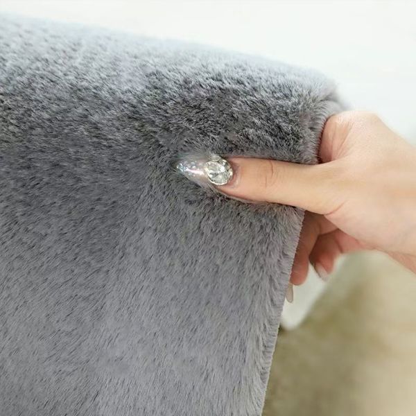 Cloud-Soft Faux Rabbit Fur Rug 