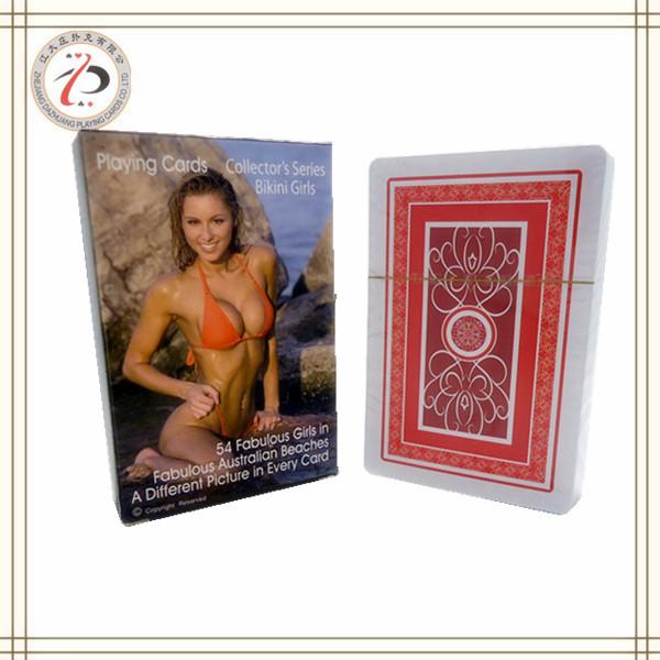 CUSTOM NUDE GIRL PLAYING CARDS FOR ADULT