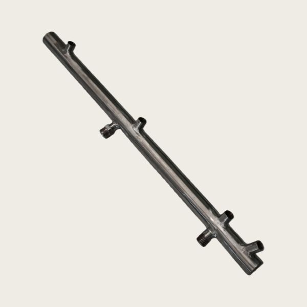 High-Pressure Resistant Stainless Steel Spray Bar Assembly - Left/Right Independent Adjustable Telescopic Spray Bar for Road & Guardrail Cleaning