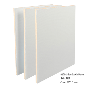 Pvc Foam Sandwich Frp Fiberglass Composite Panels Lightweight High Strength