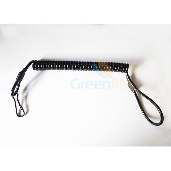 High Strength Pistol Bungee Coil Lanyard