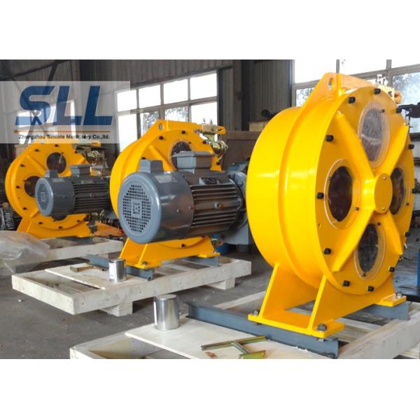 Low Noise Industrial Peristaltic Pump , Squeeze Mortar Pump Corrosion Resistance