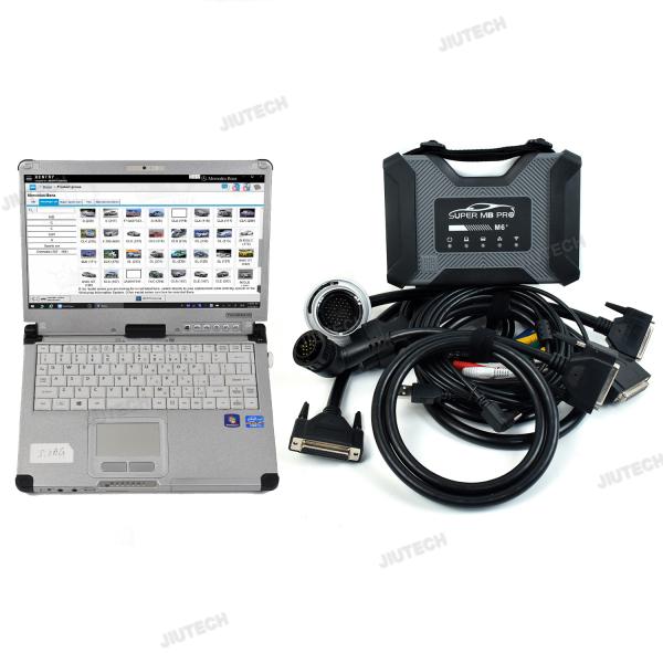Ноутбук CFC2+Super MB Pro M6+ Диагностический инструмент Полный пакет для Benz Диагностический инструмент Поддержка для BMW Aicoder и E-SYS