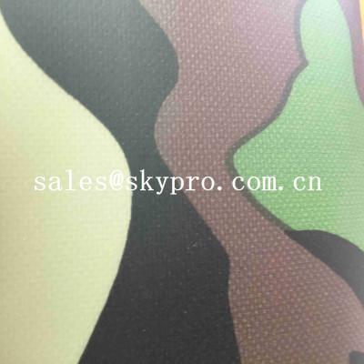 Dilua telas impressas revestidas PVC grossas da camuflagem 210T da folha da tela de 0.5mm poliéster plástico