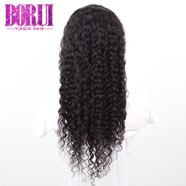 A peruca frontal do laço brasileiro da onda de água 360 arrancou pre com cabelo do bebê todas as cores