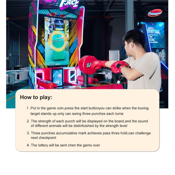 Entertainment Boxing Punching Machine Boxing Machine Arcade Boxing Games Machines