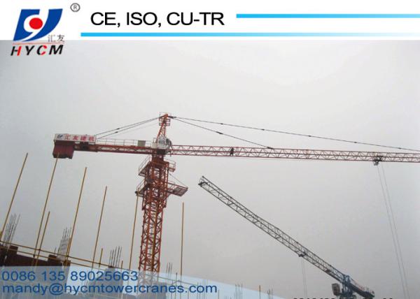 Tower crane 10 ton QTZ6018 Topkit Hammerhead Tower Crane with 60m Jib