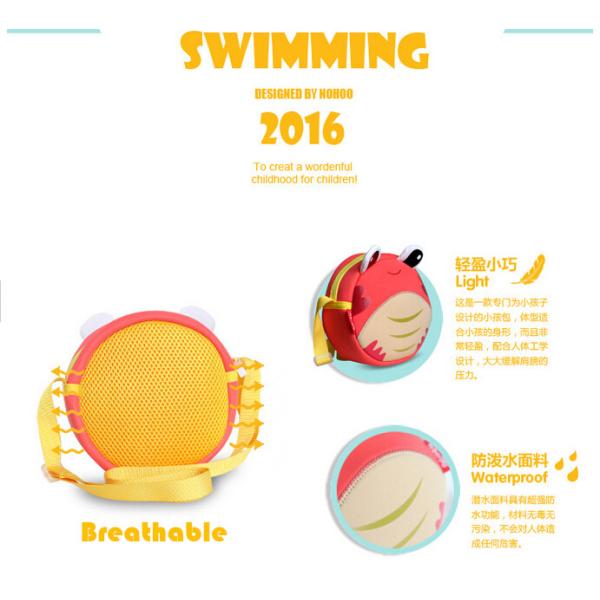 Waterproof Kids Shoulder Bag Crab Pattern , Cute Sling Bag For Girls