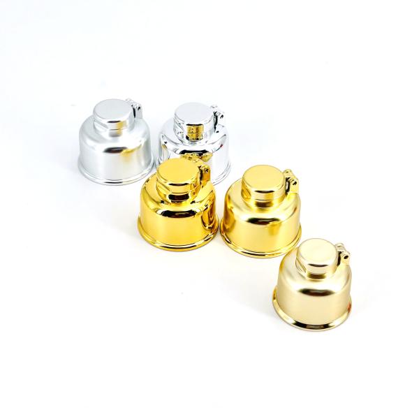 20mm 24mm 28mm Plastic Shiny/Matt Silver Golden Flip Top Cap Screw Bottle Lid