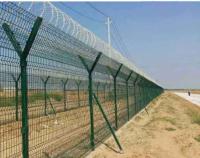 V galvanizado Mesh Security Fencing Welded Wire Mesh Panel Airport