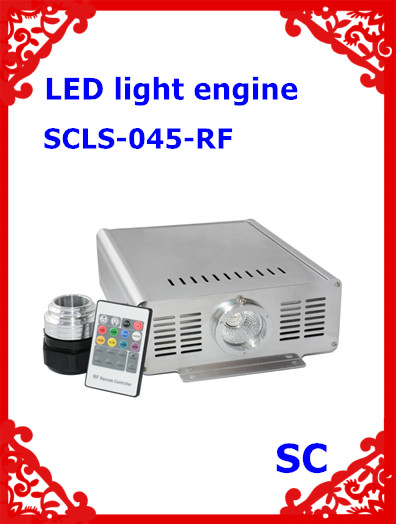 new product  45W RGB Fiber Optic LED Light Engine silver box