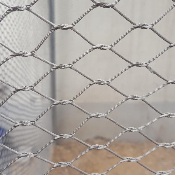1/2 flexible stainless steel wire rope mesh net 12.70mm mesh cable mesh
